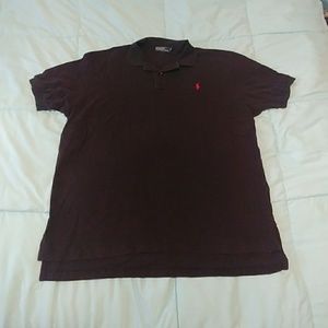 2XL Black Two Button Polo by Ralph Lauren